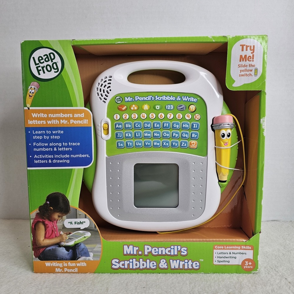 LeapFrog Mr Pencils Scribble & Write | Core Learning Skills | Model 6008 | NEW